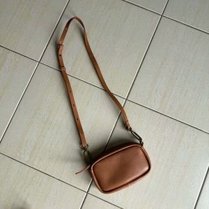 The Leather Carabiner Mini Crossbody Bag